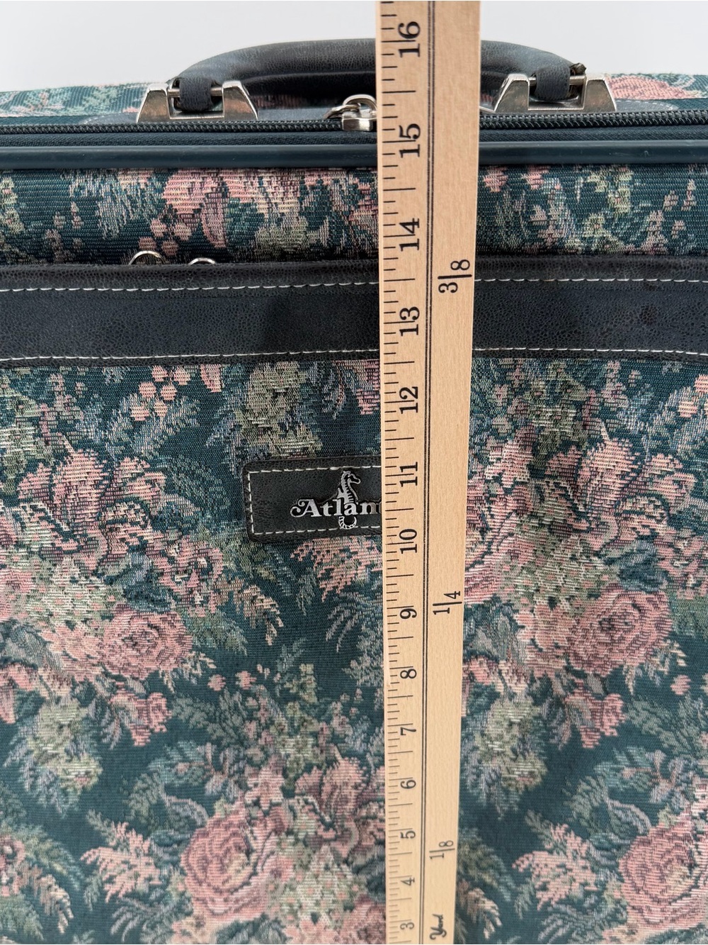 Atlantic Vintage Tapestry Floral 4-Wheel Spinner Carry On Luggage Suitcase 21” - Picture 13 of 14